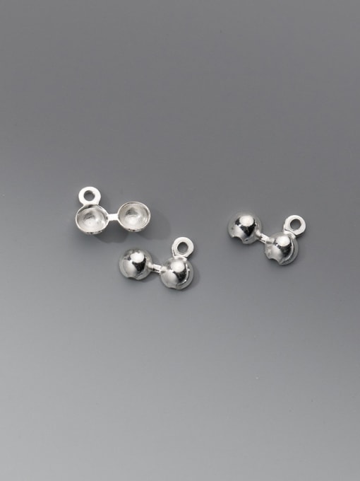 FAN 925 Sterling Silver Geometric Minimalist Positioning beads 1