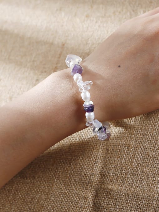 JMI Trend  Irregular Crystal Stone    Handmade Beaded Bracelet 3