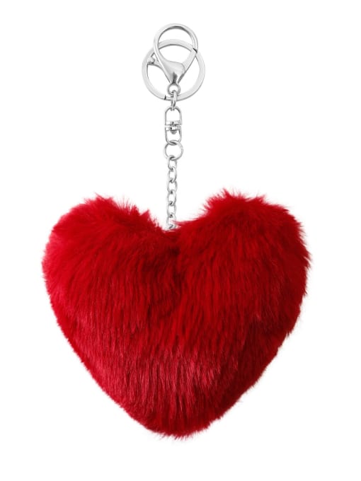 Dahong k68014 Zinc Alloy Feather Heart Minimalist Bag Pendant