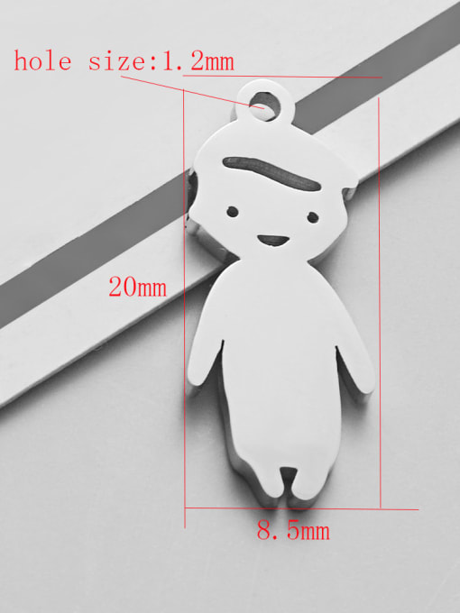 boy Stainless steel Charm