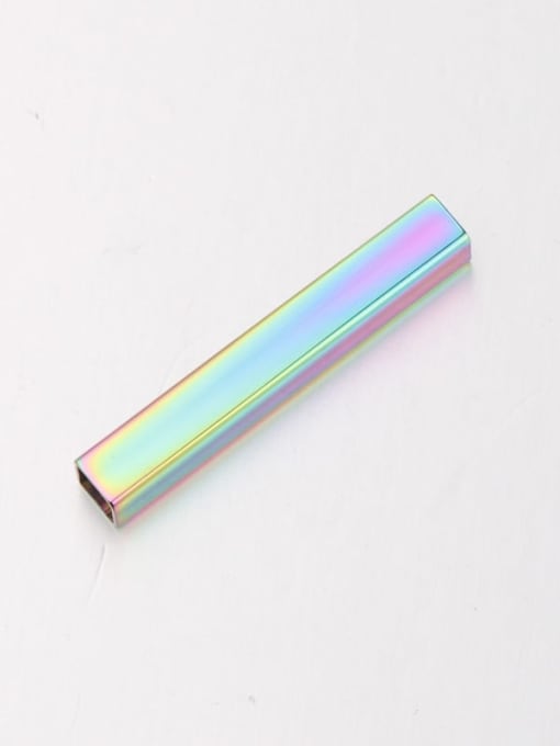 Rainbow hollow solid bar (mp559) Stainless steel retractable three-dimensional stick mother's day pendant