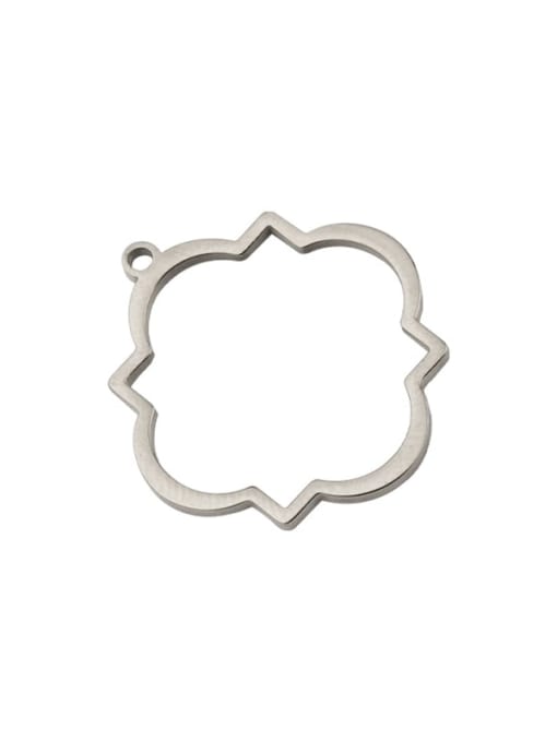 Steel color Stainless steel vintage round pendant