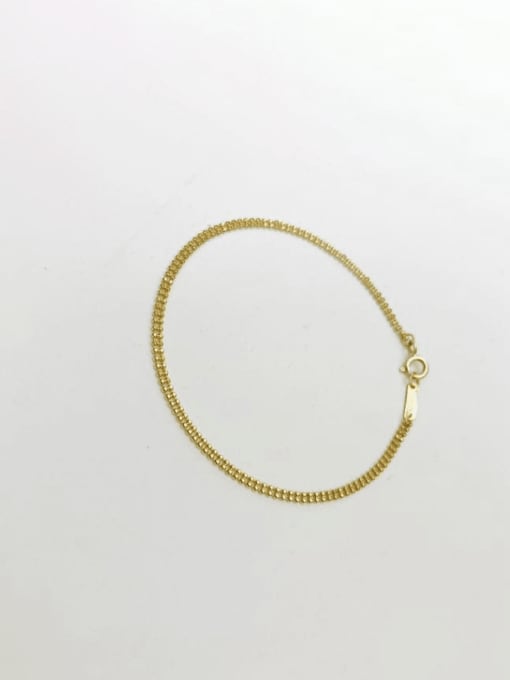 ZEMI 925 Sterling Silver Irregular Minimalist Link Bracelet 0