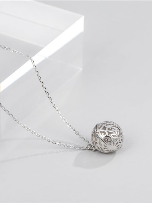 ARTTI 925 Sterling Silver Round Minimalist Necklace 1