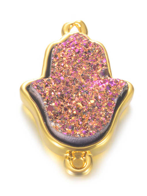 FTime Multicolor Crystal Charm Height : 19 mm , Width: 12.5 mm 3