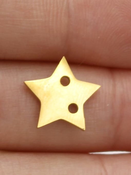 golden Stainless steel Star Minimalist Findings & Components