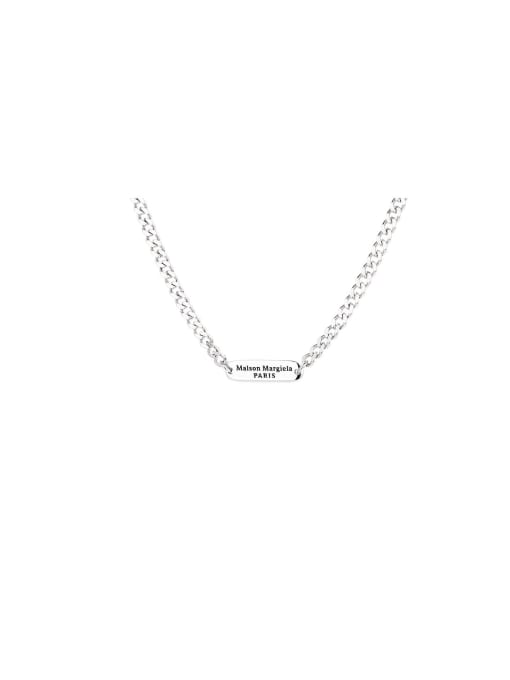 TAIS 925 Sterling Silver Letter Vintage Necklace 0