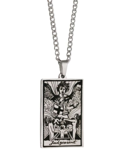 M&J Judgement's Tarot hip hop stainless steel titanium steel necklace 3