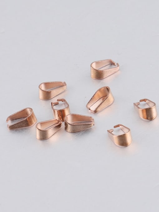 Rose Gold Stainless steel Melon seed buckle opening buckle Minimalist Findings & Components