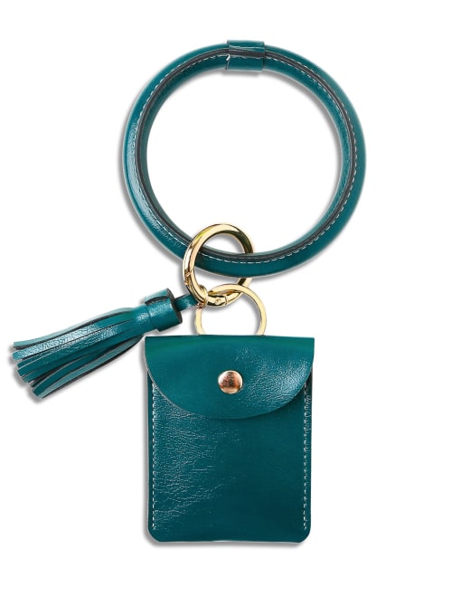 K68198 Alloy Leather Coin purse Hand Ring Key Chain