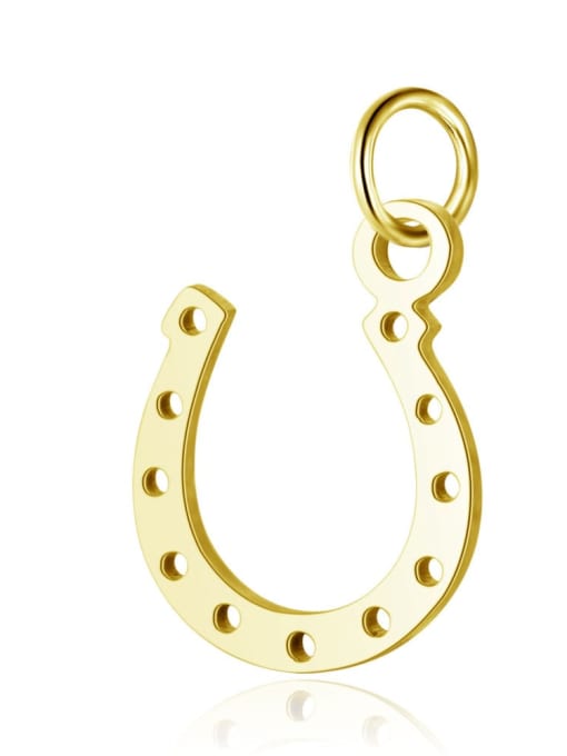FTime Stainless steel Horseshoe Charm Height : 10 mm , Width: 17 mm 2