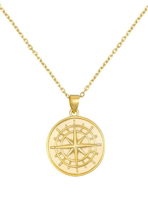 golden 925 Sterling Silver Geometric Minimalist Necklace