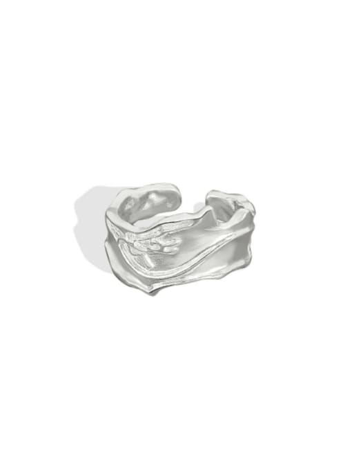 PNJ-Silver 925 Sterling Silver Geometric Vintage Band Ring 0