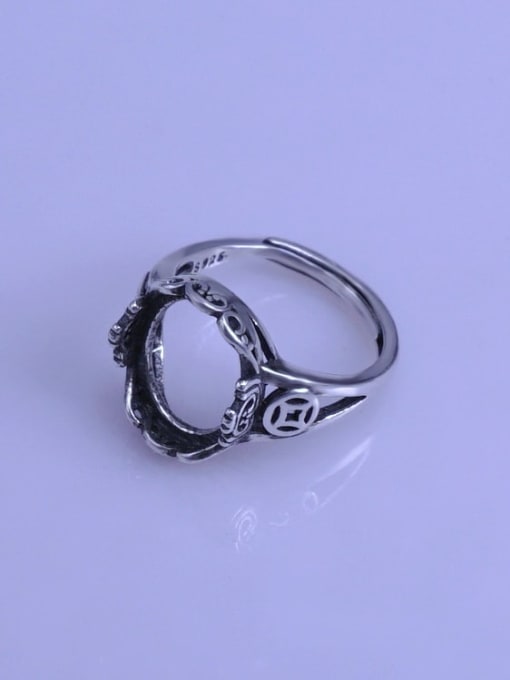 Supply 925 Sterling Silver Oval Ring Setting Stone size: 11*13mm 1