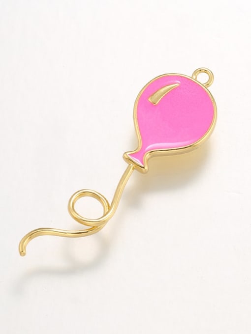 Fuchsia Drip Oil Round Balloon Jewelry Accessories
