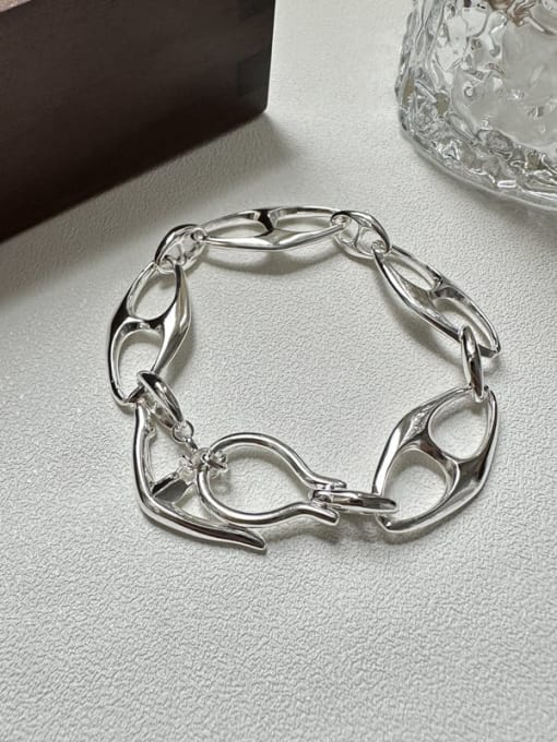 ARTTI 925 Sterling Silver Geometric Minimalist Bracelet