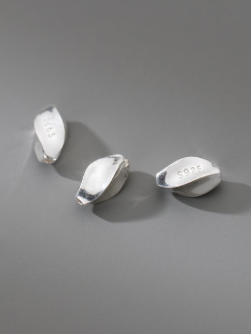 FAN 925 Sterling Silver Weave Minimalist Beads 0