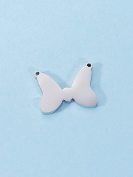 Steel color Stainless steel Butterfly Minimalist Connectors