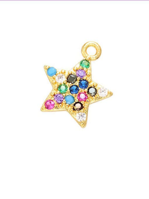 KOKO Bronze Fancy Fancy Diamond Small Star Wing Pendant 0