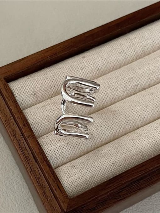ARTTI 925 Sterling Silver Letter Vintage Stackable Ring