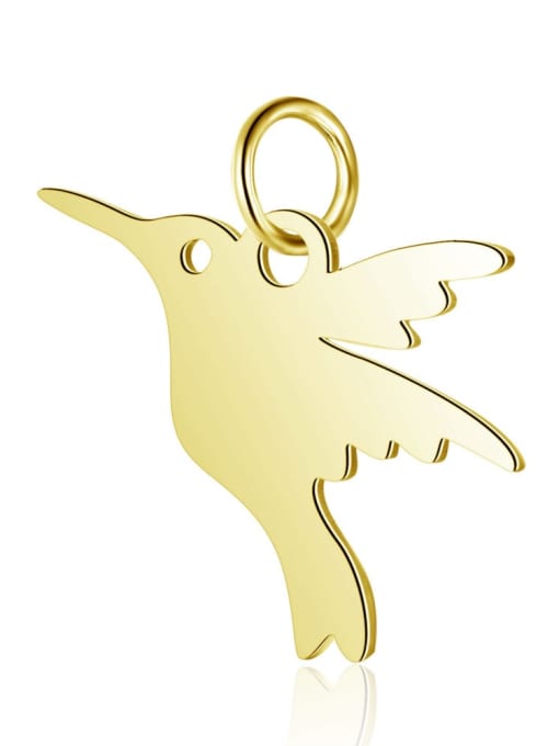 FTime Stainless steel Bird Charm Height : 17 mm , Width: 17 mm 1