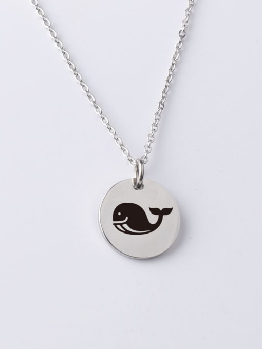 Steel yp001 126 20mm Stainless Steel Ocean Cartoon Animation Pendant Necklace