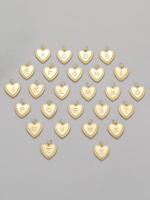 KOKO Brass Minimalist Heart DIY Pendant 0