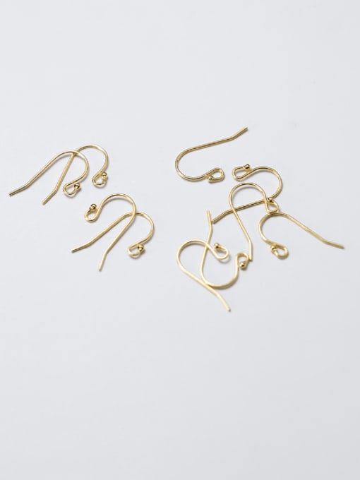Gold (1 pair) Ear Hook Handmade DIY Earrings