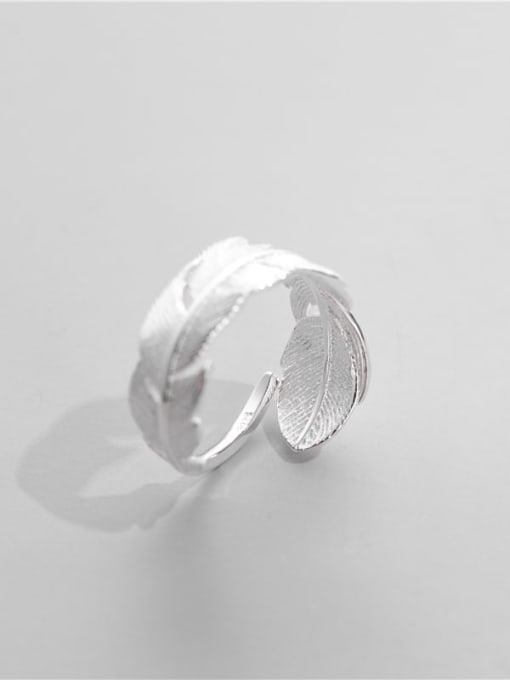 ARTTI 925 Sterling Silver Irregular Minimalist Band Ring 2