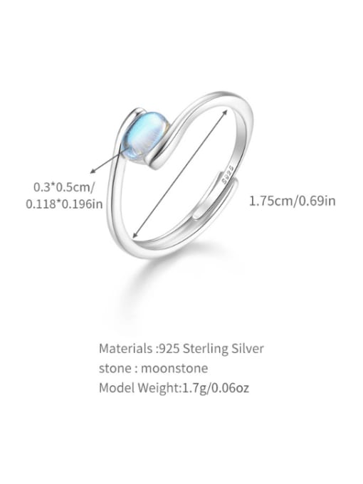 Platinum 9 925 Sterling Silver Cubic Zirconia Geometric Minimalist Band Ring
