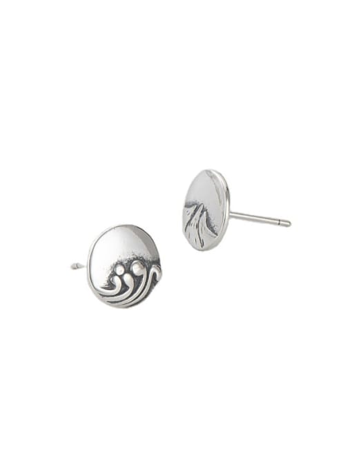 ARTTI 925 Sterling Silver Mushroom Minimalist Stud Earring 3