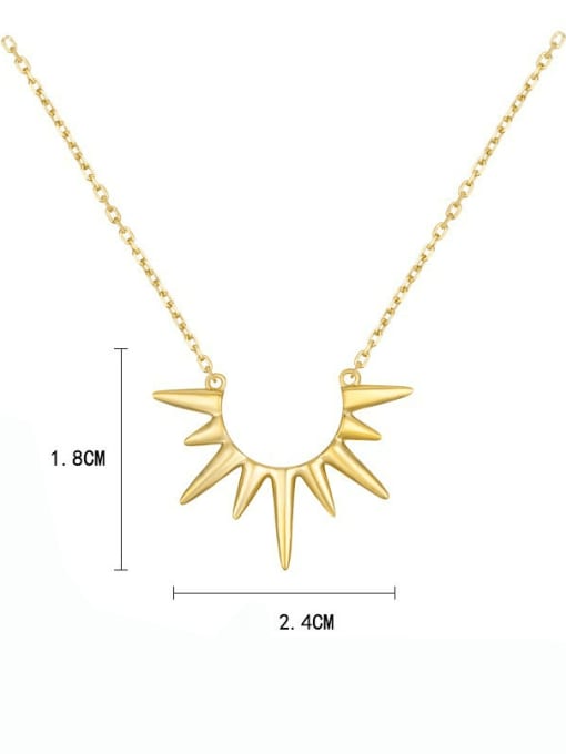 A&T Jewelry 925 Sterling Silver Geometric Minimalist Necklace 3