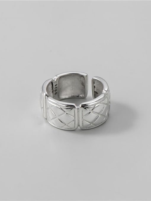ARTTI 925 Sterling Silver Geometric Vintage Band Ring 2