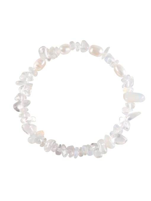 Bc68003 opal Trend  Irregular Crystal Stone    Handmade Beaded Bracelet