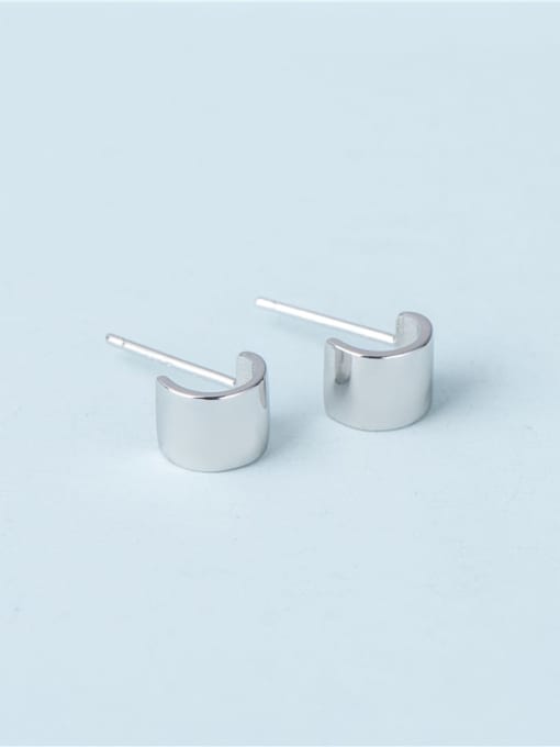 ARTTI 925 Sterling Silver Geometric Minimalist Stud Earring 0