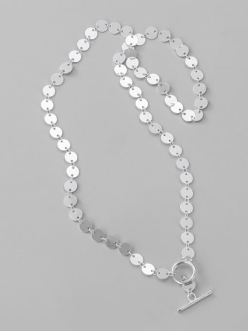 ARTTI 925 Sterling Silver Smooth Round Minimalist Necklace