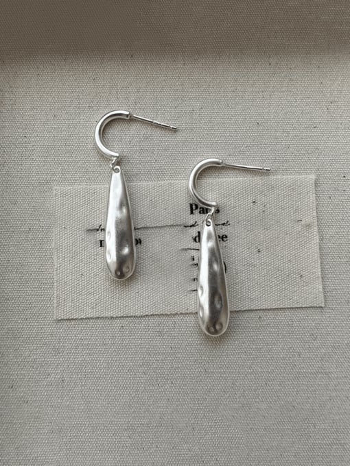 ARTTI 925 Sterling Silver Water Drop Vintage Hook Earring 2