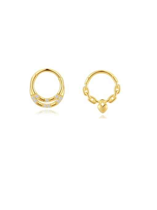 YUANFAN 925 Sterling Silver Geometric Minimalist Single Earring 0
