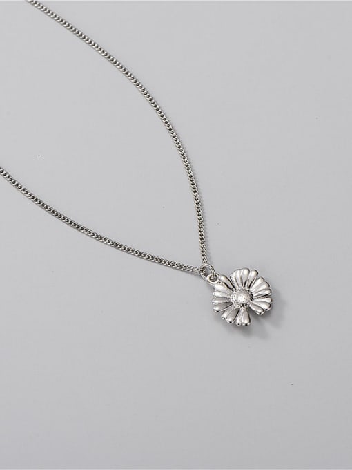 ARTTI 925 Sterling Silver Flower Minimalist Necklace 3