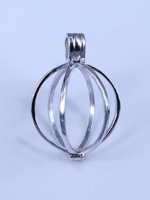 Supply 925 Sterling Silver Ball Pendant Setting Stone size: 20*20mm 0