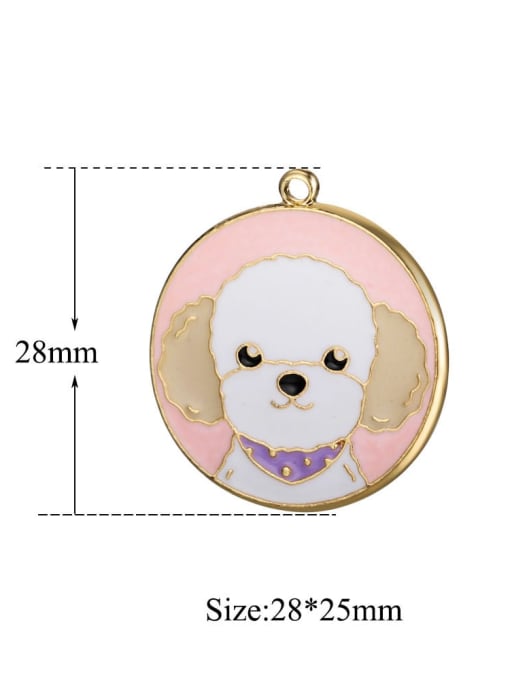 FTime Alloy Dog Charm Height : 28 mm , Width: 25 mm 2