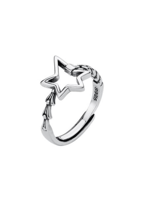 TAIS 925 Sterling Silver  Vintage five-pointed star  Ring