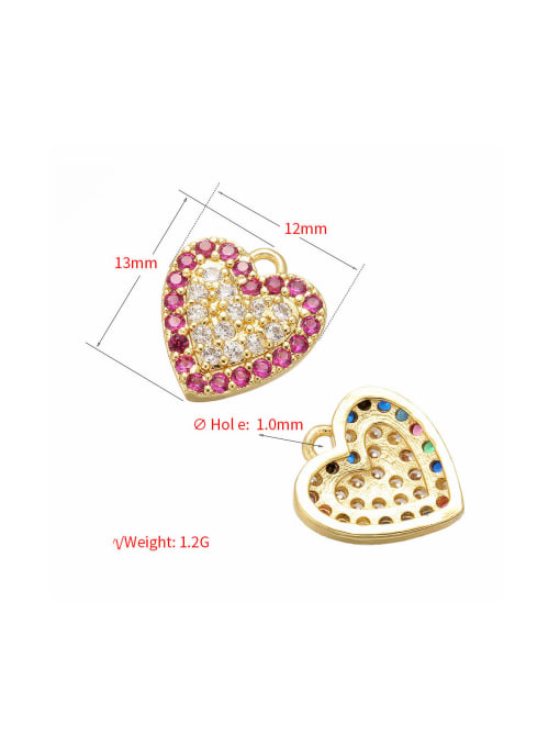 KOKO Copper Microset Fancy Heart-Shaped Diamond Accessories 1
