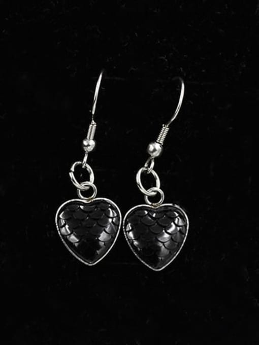 10 Stainless steel Heart Trend Drop Earring