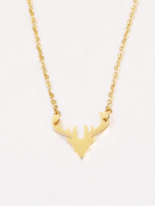 golden Deer Stainless steel necklace