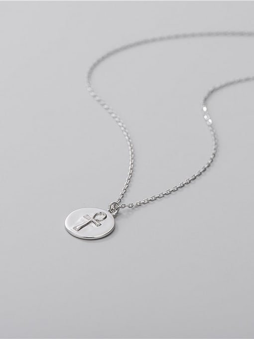 ARTTI 925 Sterling Silver Cross Minimalist Necklace 2