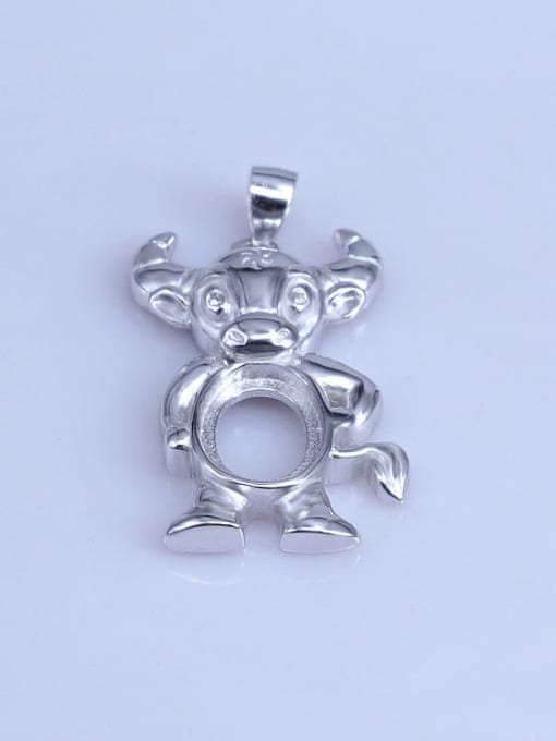 Supply 925 Sterling Silver Zodiac Pendant Setting Stone size: 8*10mm 0