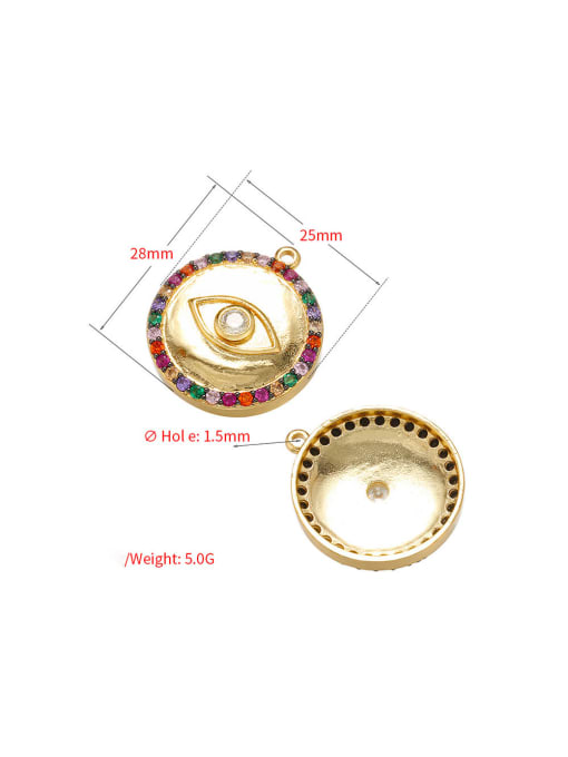 KOKO Copper micro-set zircon eye accessories 1