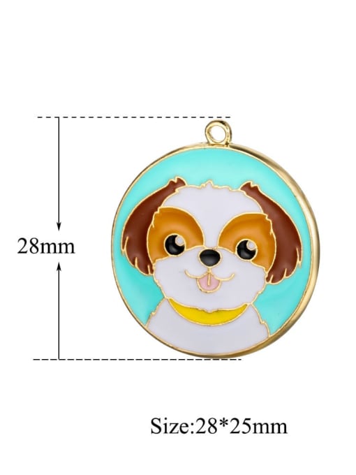 FTime Alloy Dog Charm Height : 28 mm , Width: 25 mm 4