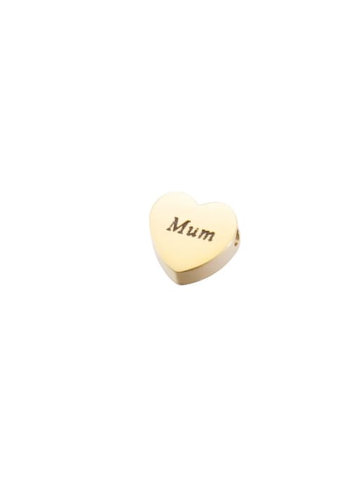 golden Stainless steel mother love gift jewelry accessories